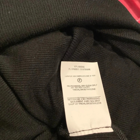 The Range Black Ribbed Mini Dress Sz-S - Picture 8 of 8